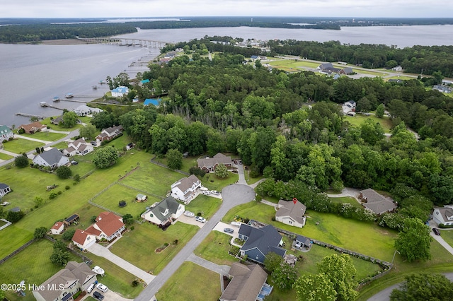 510 Greenfield Pl, Sneads Ferry, NC 28460 - view of property location featuring a large body of water and nearby suburban area