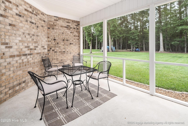 118 Hill Creek Rd, Blounts Creek, NC 27814 - sunroom with plenty of natural light and outdoor dining space