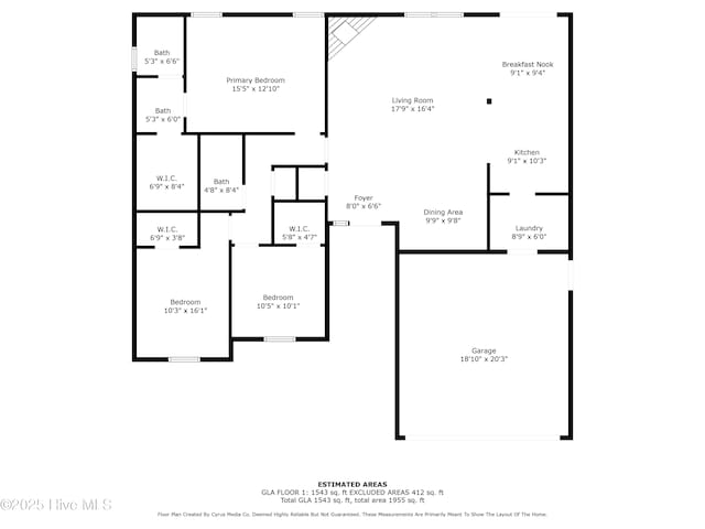 415 Point View Ct, Wilmington, NC 28411 - floor plan / room layout