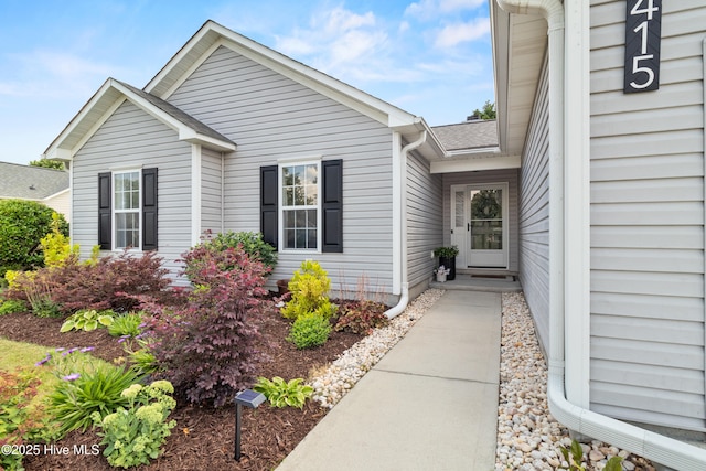 415 Point View Ct, Wilmington, NC 28411 - property entrance with roof with shingles