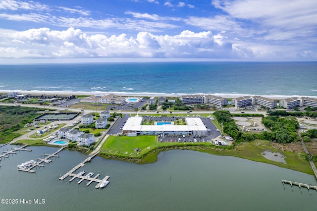 1918 W Fort Macon Rd Unit 205Bogue, Shores Condominium, Atlantic Beach, NC 28512 - aerial view of a large body of water