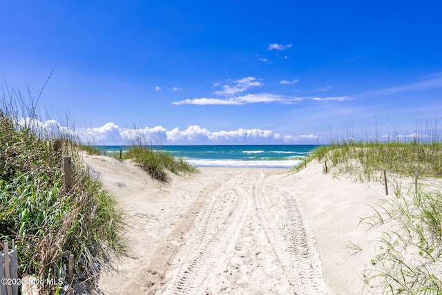 1918 W Fort Macon Rd Unit 205Bogue, Shores Condominium, Atlantic Beach, NC 28512 - water view featuring nearby beach