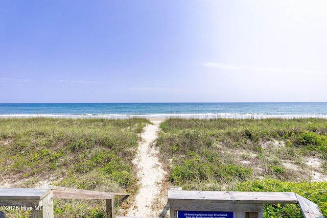 301 Salter Path Rd Unit 72Genesis, Pine Knoll Shores, NC 28512 - water view featuring local beach