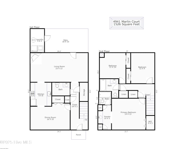 4941 Marlin Ct, Wilmington, NC 28403 - floor plan / room layout