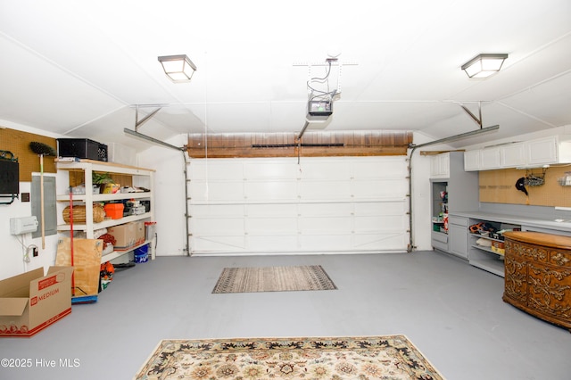 7 Saddle Pl, Pinehurst, NC 28374 - garage featuring a garage door opener and electric panel
