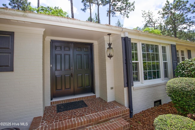 7 Saddle Pl, Pinehurst, NC 28374 - view of exterior entry with brick siding