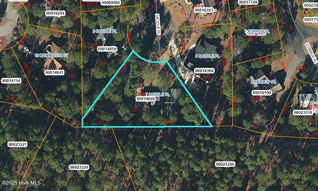 7 Saddle Pl, Pinehurst, NC 28374 - aerial map of property and surrounding area