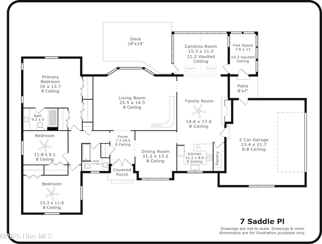 7 Saddle Pl, Pinehurst, NC 28374 - view of property floor plan