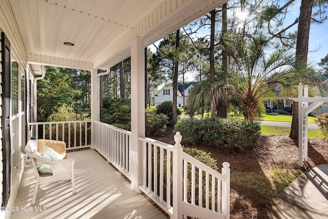 3665 Willow Lake Dr SE, Southport, NC 28461 - view of porch