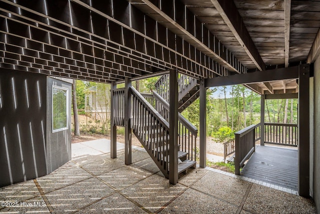 101 Marshview Rd, Hampstead, NC 28443 - view of patio with stairway