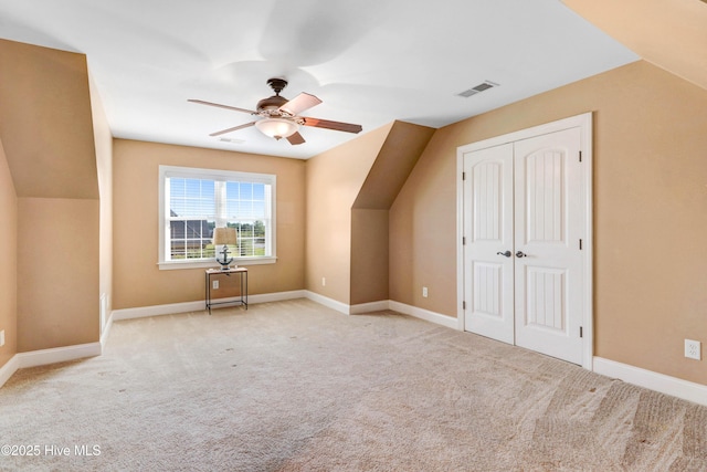 207 Hooping Crane Ln, Goldsboro, NC 27530 - additional living space with ceiling fan, carpet, and baseboards