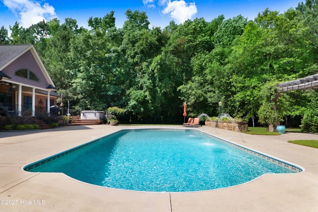 207 Hooping Crane Ln, Goldsboro, NC 27530 - outdoor pool with a patio area