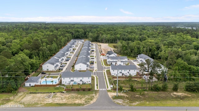 5021 Northstar Dr, Leland, NC 28451 - aerial view of a heavily wooded area