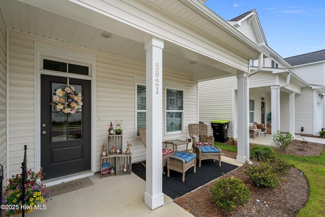 5021 Northstar Dr, Leland, NC 28451 - doorway to property with a porch
