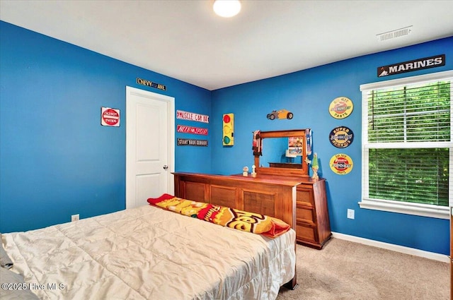 1114 Treyburn Ct NW, Calabash, NC 28467 - bedroom featuring multiple windows, carpet floors, and baseboards