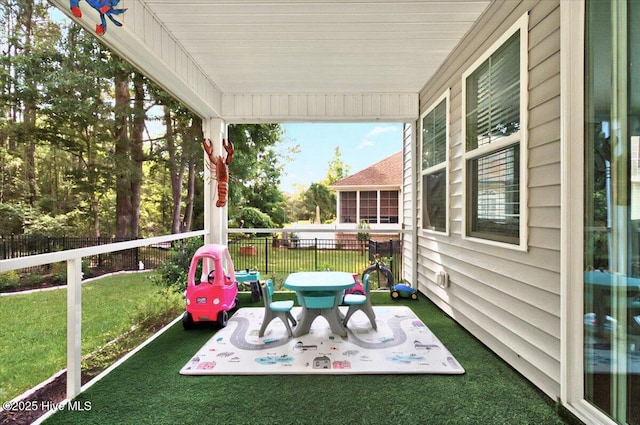 1114 Treyburn Ct NW, Calabash, NC 28467 - view of sunroom / solarium