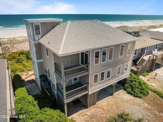 905 N Anderson Blvd, Topsail Beach, NC 28445 - bird's eye view of unending shoreline