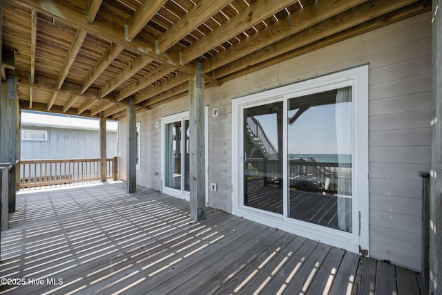 905 N Anderson Blvd, Topsail Beach, NC 28445 - view of wooden deck