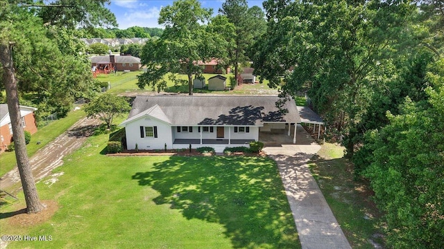 1102 Elanor Ave, Goldsboro, NC 27530 - view of subject property featuring a tree filled landscape