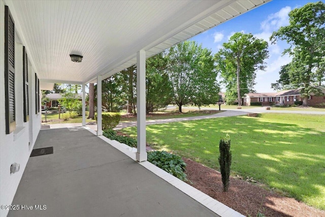 1102 Elanor Ave, Goldsboro, NC 27530 - covered porch with a lawn