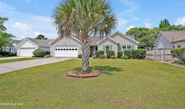 416 Point View Ct, Wilmington, NC 28411 - single story home with concrete driveway and an attached garage
