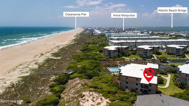 2008 E Fort Macon Rd Unit A-1, Atlantic Beach, NC 28512 - bird's eye view of extended coastline