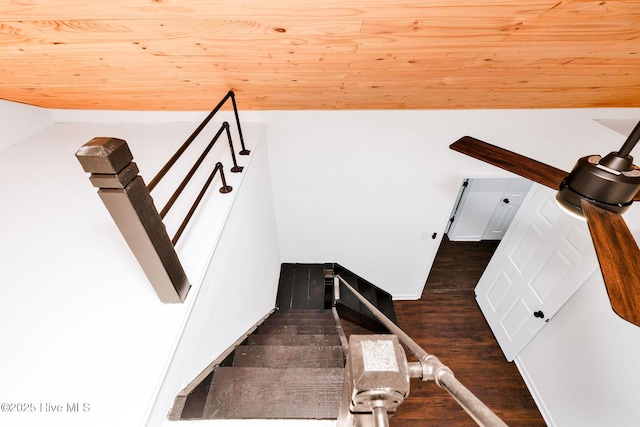 562 Anchor Way, Kure Beach, NC 28449 - staircase with wood finished floors
