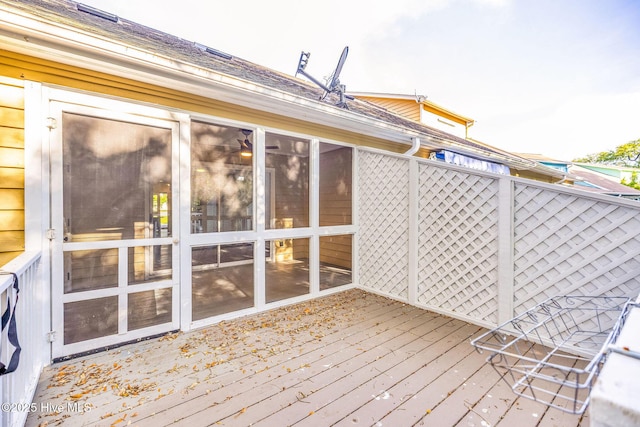 562 Anchor Way, Kure Beach, NC 28449 - view of wooden deck