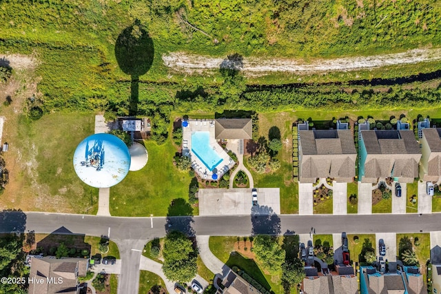 562 Anchor Way, Kure Beach, NC 28449 - drone / aerial view of a pool
