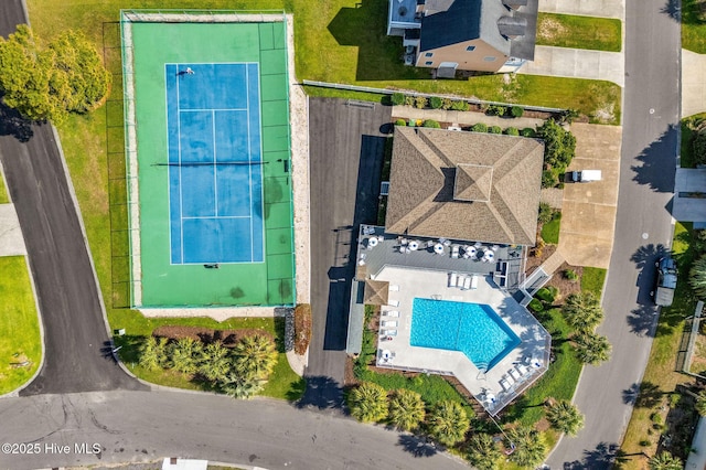 562 Anchor Way, Kure Beach, NC 28449 - bird's eye view of a pool area