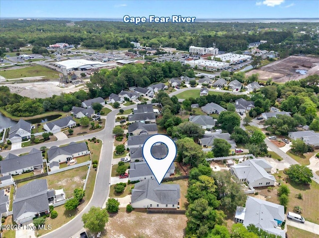 2121 Maple Leaf Dr, Southport, NC 28461 - aerial perspective of suburban area