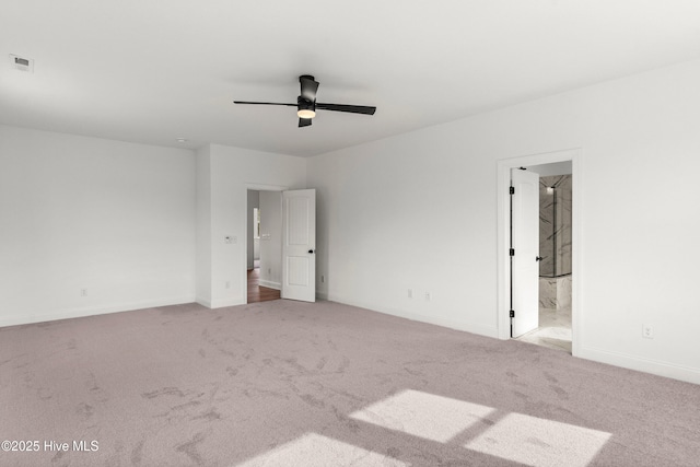 3924 Watersail Dr Unit 88, Wilmington, NC 28409 - unfurnished bedroom with carpet floors, baseboards, and ensuite bath