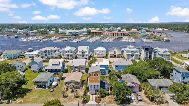 221 Georgia Ave, Carolina Beach, NC 28428 - aerial view of a nearby body of water and numerous boat docks
