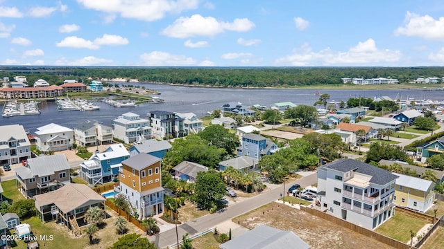 221 Georgia Ave, Carolina Beach, NC 28428 - drone / aerial view of a large body of water
