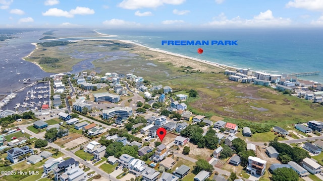 221 Georgia Ave, Carolina Beach, NC 28428 - view of property location featuring waterfront with a beach
