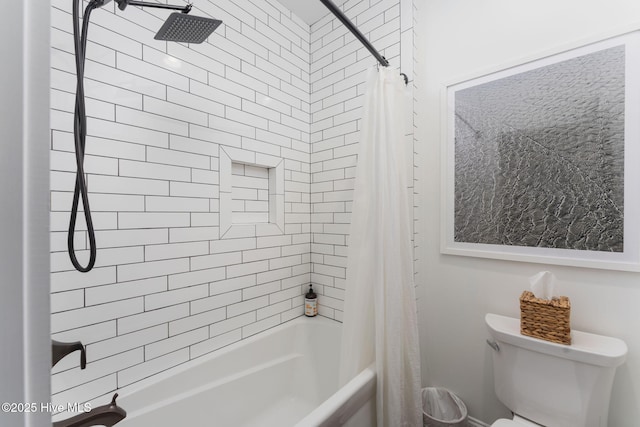 204 N Sea Lily Ct, Hampstead, NC 28443 - bathroom with shower / tub combo and toilet