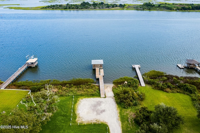 204 N Sea Lily Ct, Hampstead, NC 28443 - drone / aerial view of a large body of water