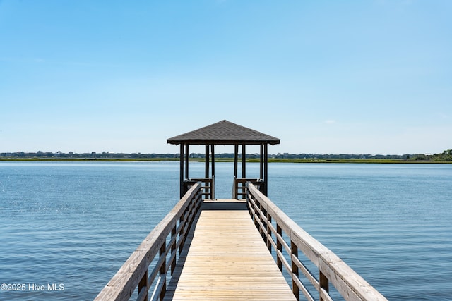 204 N Sea Lily Ct, Hampstead, NC 28443 - dock with a water view