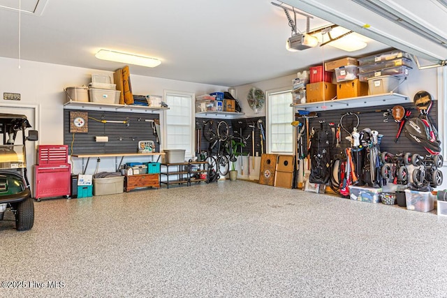 177 National Dr, Pinehurst, NC 28374 - garage featuring a garage door opener