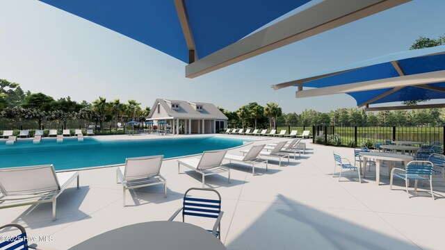 285 Hawks Run Dr Unit 4068, Carolina Shores, NC 28467 - community pool with a patio area