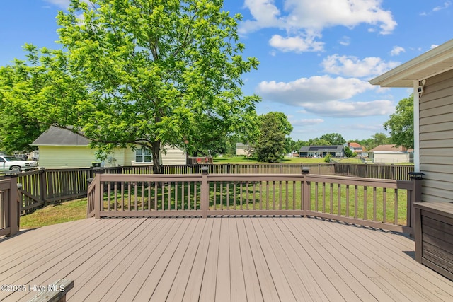 815 Gadwell Loop, Jacksonville, NC 28540 - deck with a fenced backyard and a residential view