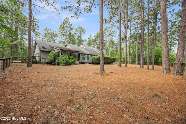 7 Prichard Ln, Pinehurst, NC 28374 - view of yard with a sunroom