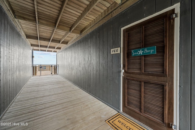 view of exterior entry