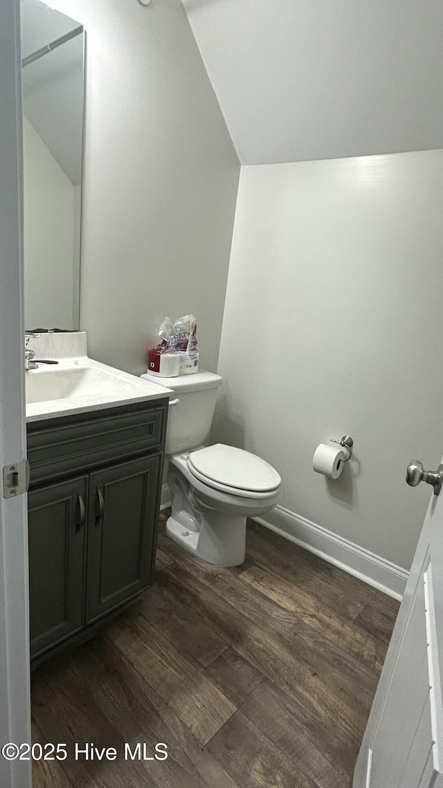 87 Strut Way, Rocky Point, NC 28457 - half bath featuring wood finished floors, toilet, and vanity
