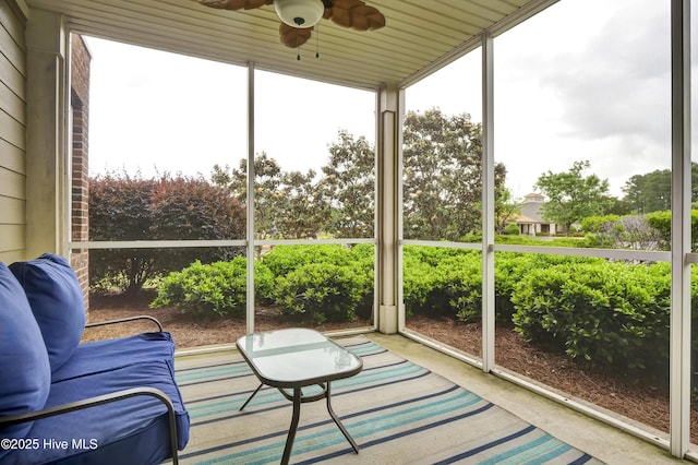 395 S Crow Creek Dr Unit 2306, Calabash, NC 28467 - sunroom / solarium with ceiling fan
