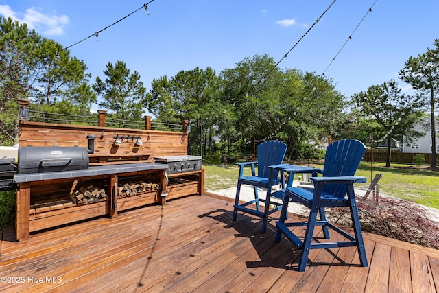 157 Heritage Way, Hampstead, NC 28443 - deck with a lawn