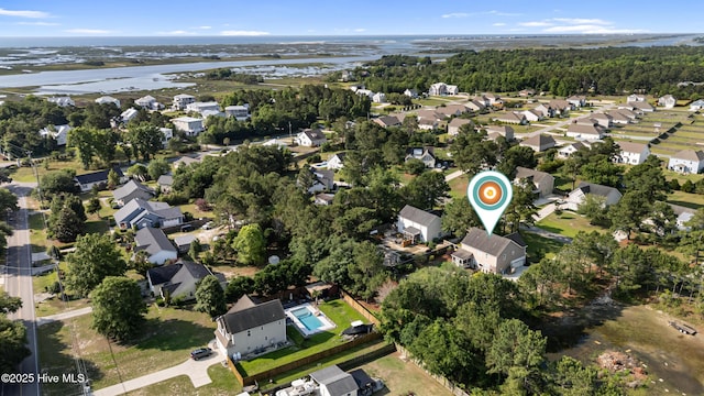 157 Heritage Way, Hampstead, NC 28443 - view of property location with nearby suburban area and a large body of water
