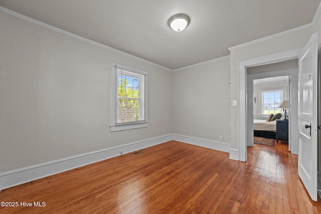410 Craven St, Bath, NC 27808 - spare room with hardwood / wood-style floors, ornamental molding, and baseboards