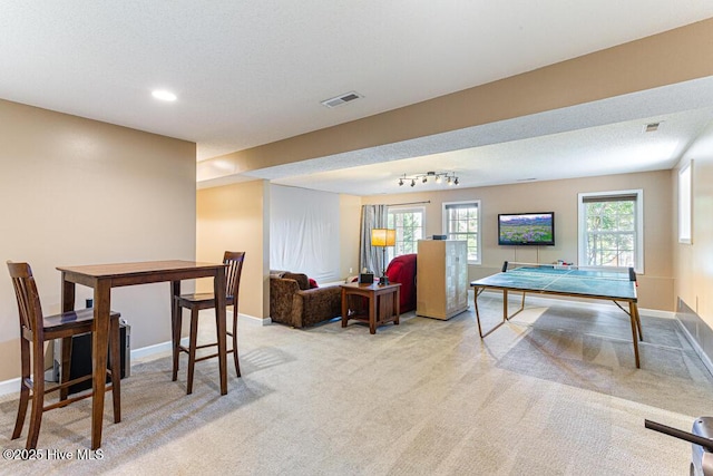 2 Beryl Cir, Pinehurst, NC 28374 - rec room with light colored carpet, baseboards, and recessed lighting
