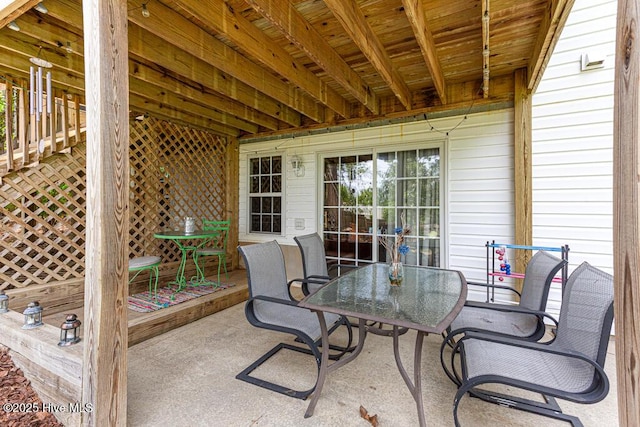 2 Beryl Cir, Pinehurst, NC 28374 - view of patio / terrace featuring outdoor dining area